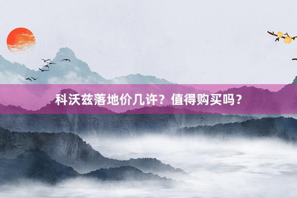 科沃兹落地价几许？值得购买吗？
